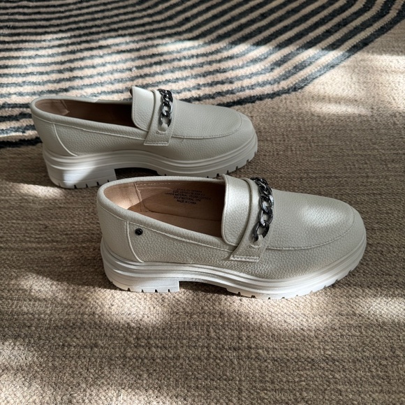 French Connection Tatiana Cream Loafers, Women's Size 6, NWOT - Picture 4 of 10